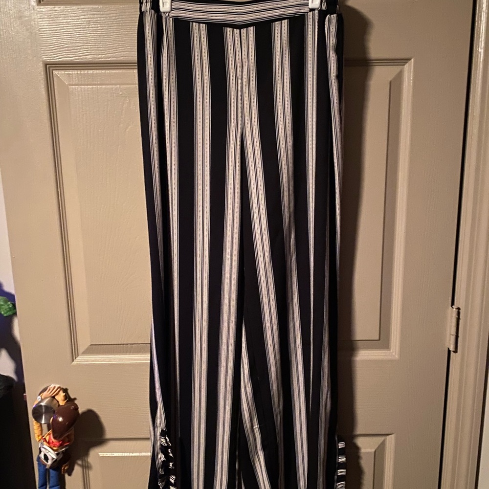 💖Cato fashions striped chiffon pants